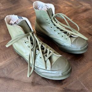 Converse Jack Purcell Rubber Counter Climate
High Top Sneakers Fatigue Green